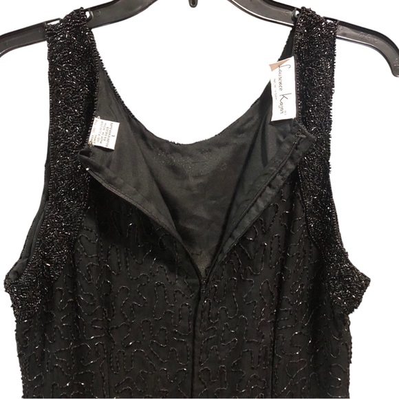 Laurence Kazar New York Vintage Maxi Evening Dress Size Large Pit 2 Pit 18 56” L - Picture 8 of 8